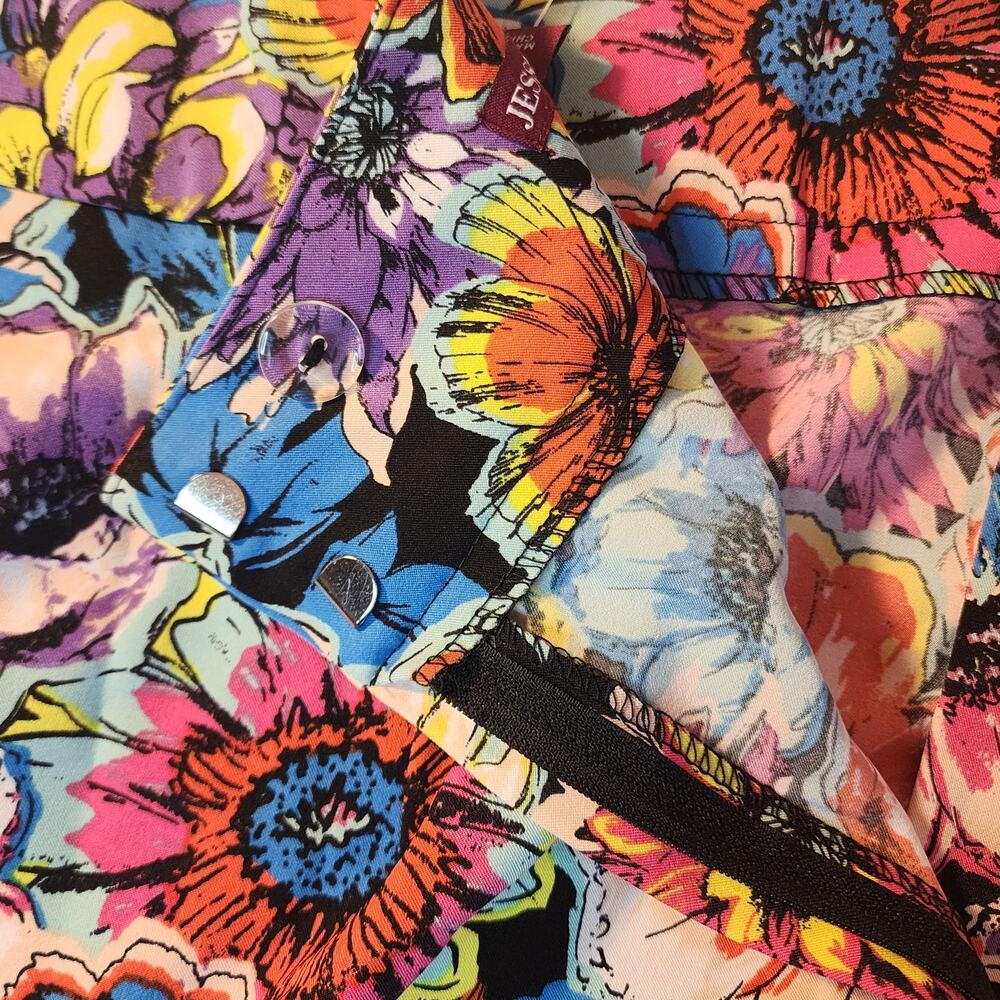 Gorgeous Jessica London Floral Skirt-Sz 20 - Picture 12 of 14